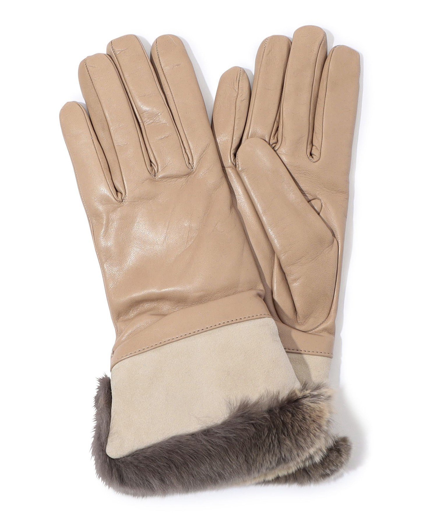 【トゥモローランド/TOMORROWLAND】のCARIDEI ファーコンビグローブ インテリア・キッズ・メンズ・レディースファッション・服の通販 founy(ファニー) 　ファッション　Fashion　レディースファッション　Fashion for Women　おすすめ　Recommended / Our Picks　ギフト プレゼント　Gift / Present　トレンド　Trend, Trending Now　41 ライトベージュ|ID: prp329100004823719 ipo3291000000035078112