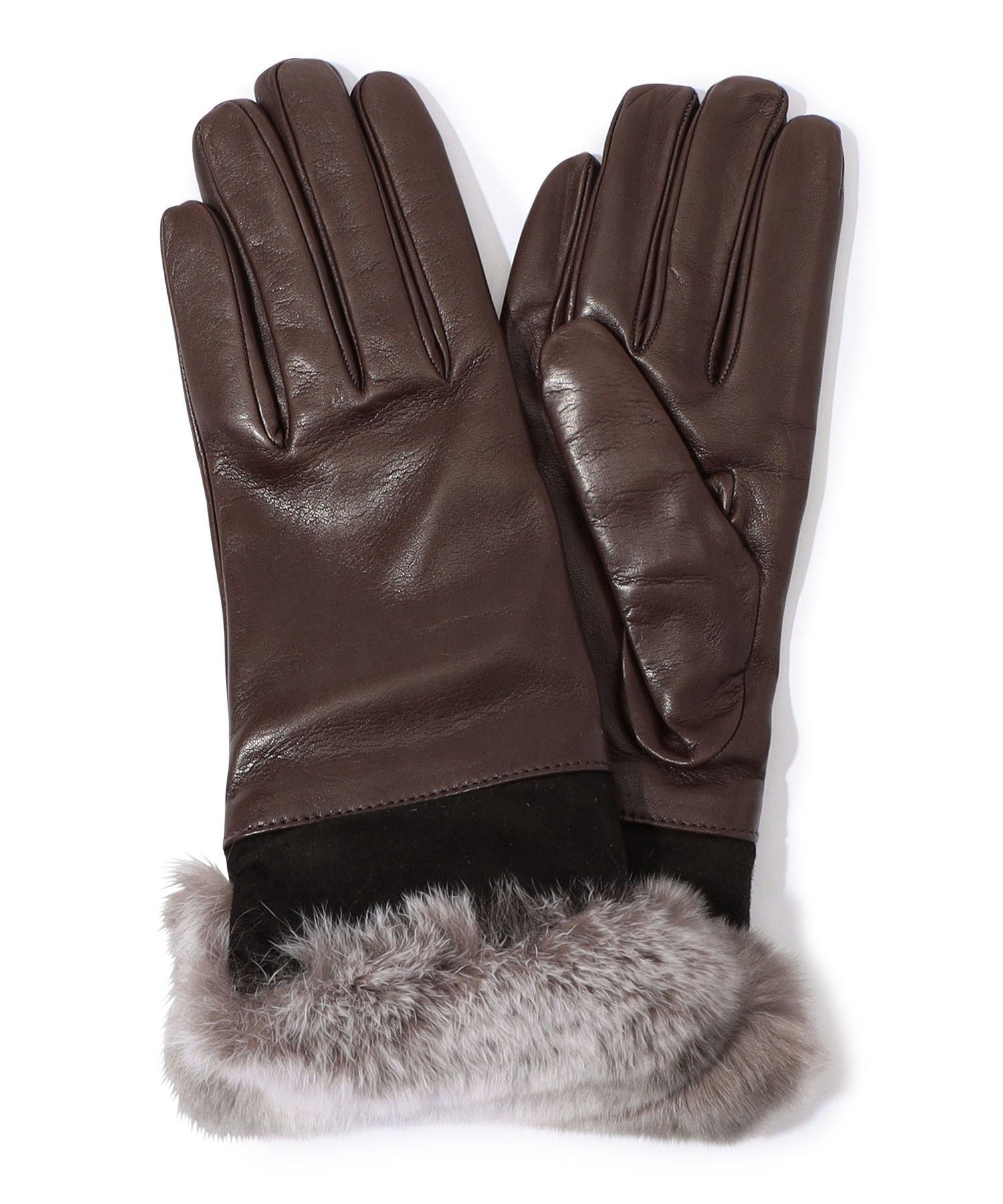 【トゥモローランド/TOMORROWLAND】のCARIDEI ファーコンビグローブ インテリア・キッズ・メンズ・レディースファッション・服の通販 founy(ファニー) 　ファッション　Fashion　レディースファッション　Fashion for Women　おすすめ　Recommended / Our Picks　ギフト プレゼント　Gift / Present　トレンド　Trend, Trending Now　47 ダークブラウン|ID: prp329100004823719 ipo3291000000035078114