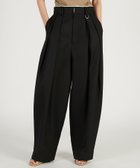 【プランク プロジェクト/PRANK PROJECT】のボリュームタックハイウエストパンツ / Volume-Tuck High-Waist Pants 人気、トレンドファッション・服の通販 founy(ファニー) ファッション Fashion レディースファッション Fashion for Women パンツ Pants & Trousers ジャケット Jacket, Outerwear セットアップ Set-Up, Coordinated Outfit フォルム Silhouette, Form ボンディング Bonding, Bonded Fabric ワイド Wide, Wide Fit thumbnail BLK|ID: prp329100004823720 ipo3291000000035078118