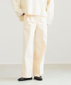 【デミルクス ビームス/Demi-Luxe BEAMS】のピーチツイル ストレート パンツ 人気、トレンドファッション・服の通販 founy(ファニー) ファッション Fashion レディースファッション Fashion for Women パンツ Pants & Trousers シンプル Simple, Minimal ジャケット Jacket, Outerwear スウェット / スエット Sweatshirt, Sweatwear ストレート Straight, Straight Cut センター Center, Center Line ダウン Down, Puffer ピーチ Peach, Soft Touch ワイド Wide, Wide Fit エレガント 上品 Elegant thumbnail CREAM|ID: prp329100004823722 ipo3291000000035078134