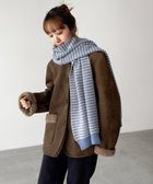 【キャナルジーン/CANAL JEAN】のEl mar ボーダーマフラー 人気、トレンドファッション・服の通販 founy(ファニー) ファッション Fashion レディースファッション Fashion for Women マフラー・スヌード / 冬小物の定番 Scarves & Mufflers スマート Smart, Elegant ボーダー Border, Stripe マフラー Scarf, Muffler モノトーン Monotone, Black and White 冬 Winter / This Winter おすすめ Recommended / Our Picks thumbnail ブルー|ID: prp329100004823736 ipo3291000000035078207