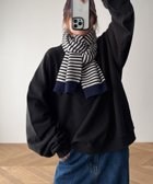 【キャナルジーン/CANAL JEAN】のEl mar ボーダーマフラー 人気、トレンドファッション・服の通販 founy(ファニー) ファッション Fashion レディースファッション Fashion for Women マフラー・スヌード / 冬小物の定番 Scarves & Mufflers スマート Smart, Elegant ボーダー Border, Stripe マフラー Scarf, Muffler モノトーン Monotone, Black and White 冬 Winter / This Winter おすすめ Recommended / Our Picks thumbnail ネイビー|ID: prp329100004823736 ipo3291000000035078211