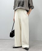 【リヴドロワ/RIVE DROITE】の【真冬まで暖か】両面起毛イージーストレートパンツ 人気、トレンドファッション・服の通販 founy(ファニー) ファッション Fashion レディースファッション Fashion for Women パンツ Pants & Trousers シンプル Simple, Minimal ストレート Straight, Straight Cut ドローコード Drawcord, Drawstring Cord ポケット Pocket, Pocket Detail ワイド Wide, Wide Fit 冬 Winter / This Winter 再入荷 Restock / Back in Stock おすすめ Recommended / Our Picks thumbnail オフホワイト|ID: prp329100004823742 ipo3291000000035078257