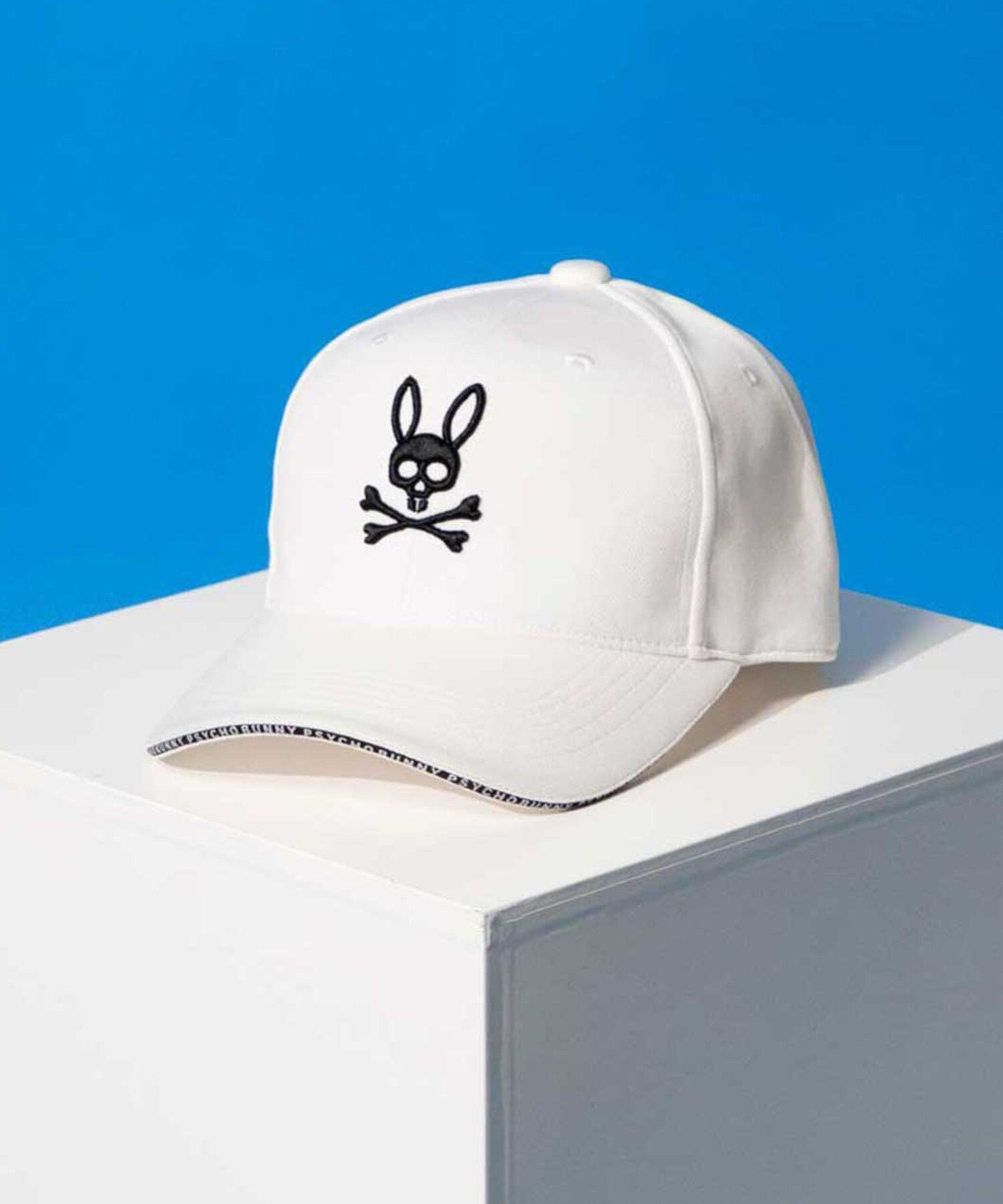 【サイコバニー/Psycho Bunny】のGOLF パイピングロゴ キャップ インテリア・キッズ・メンズ・レディースファッション・服の通販 founy(ファニー) 　ファッション　Fashion　レディースファッション　Fashion for Women　ゴルフ　Golf　おすすめ　Recommended / Our Picks　カットソー　Cut and Sewn Top　キャップ　Cap, Baseball Cap　フロント　Front, Front Design　ベーシック　Basic, Essential　吸水　Absorbent, Quick-Dry　帽子　Hat, Headwear　ホワイト|ID: prp329100004823749 ipo3291000000035078312