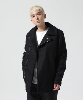 【ショット/Schott / MEN】の766US MELTON ZIP UP P-COAT/メルトン ジップアップ ピーコート 人気、トレンドファッション・服の通販 founy(ファニー) ファッション Fashion メンズファッション Fashion for Men アウター Men's Coats Outerwear キルティング Quilted, Quilting ジップ Zip, Zipper ジップアップ Zip-Up, Full Zip ジャケット Jacket, Outerwear スタッズ Studs, Metal Accents 定番 Standard, Basic Item ニューヨーク New York, NYC Style フロント Front, Front Design メルトン Melton, Heavy Wool ライダース Riders ライダースジャケット Riders, Biker Jacket ライニング Inner Lining, Inner Fabric, Lined |ID:prp329100004823750