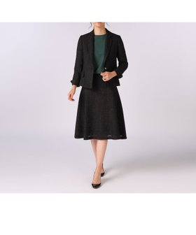 【スキャパ/SCAPA】のウールリネンメッシュスカート 人気、トレンドファッション・服の通販 founy(ファニー) ファッション Fashion レディースファッション Fashion for Women スカート Skirts おすすめ Recommended / Our Picks ジャケット Jacket, Outerwear セットアップ Set-Up, Coordinated Outfit リネン Linen, Linen Fabric エレガント 上品 Elegant |ID:prp329100004823753