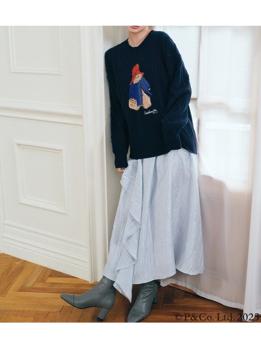 【セルフォード/CELFORD】の【ウォッシャブル】シャイニーアシンメトリースカート インテリア・キッズ・メンズ・レディースファッション・服の通販 founy(ファニー) 　ファッション　Fashion　レディースファッション　Fashion for Women　スカート　Skirts　アシンメトリー　Asymmetrical Style　ウォッシャブル　Machine Washable　クラッシュ　Distressed, Crashed Style　サテン　Satin, Glossy Fabric　シンプル　Simple, Minimal　スマート　Smart, Elegant　フリル　Frill, Ruffle　エレガント 上品　Elegant　冬　Winter / This Winter　SAX[083]|ID: prp329100004823755 ipo3291000000035078360