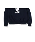 【アベイシングエイプ/A BATHING APE / MEN】のCLASSIC COLLEGE CREWNECK SWEATSHIRT 人気、トレンドファッション・服の通販 founy(ファニー) ファッション Fashion メンズファッション Fashion for Men トップス・カットソー Cut & Sew Tops パーカー・フーディー / カジュアルコーデ Hoodies & Parkas メンズシャツ Shirts フロント Front, Front Design プリント Print, Printed Pattern thumbnail NAVY|ID: prp329100004823772 ipo3291000000035078469