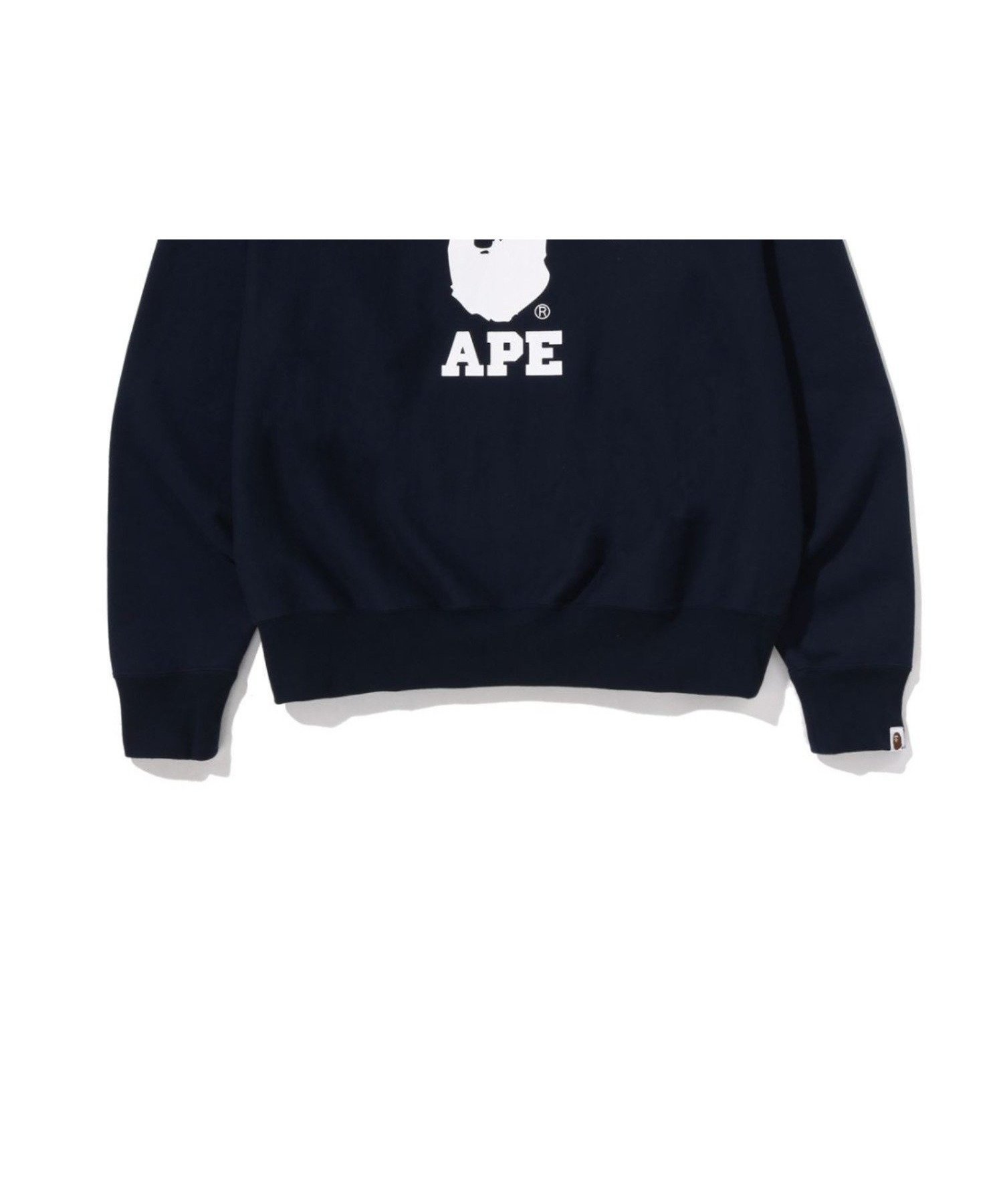 【アベイシングエイプ/A BATHING APE / MEN】のCLASSIC COLLEGE CREWNECK SWEATSHIRT インテリア・キッズ・メンズ・レディースファッション・服の通販 founy(ファニー) 　ファッション　Fashion　メンズファッション　Fashion for Men　トップス・カットソー　Cut & Sew Tops　パーカー・フーディー / カジュアルコーデ　Hoodies & Parkas　メンズシャツ　Shirts　フロント　Front, Front Design　プリント　Print, Printed Pattern　NAVY|ID: prp329100004823772 ipo3291000000035078469
