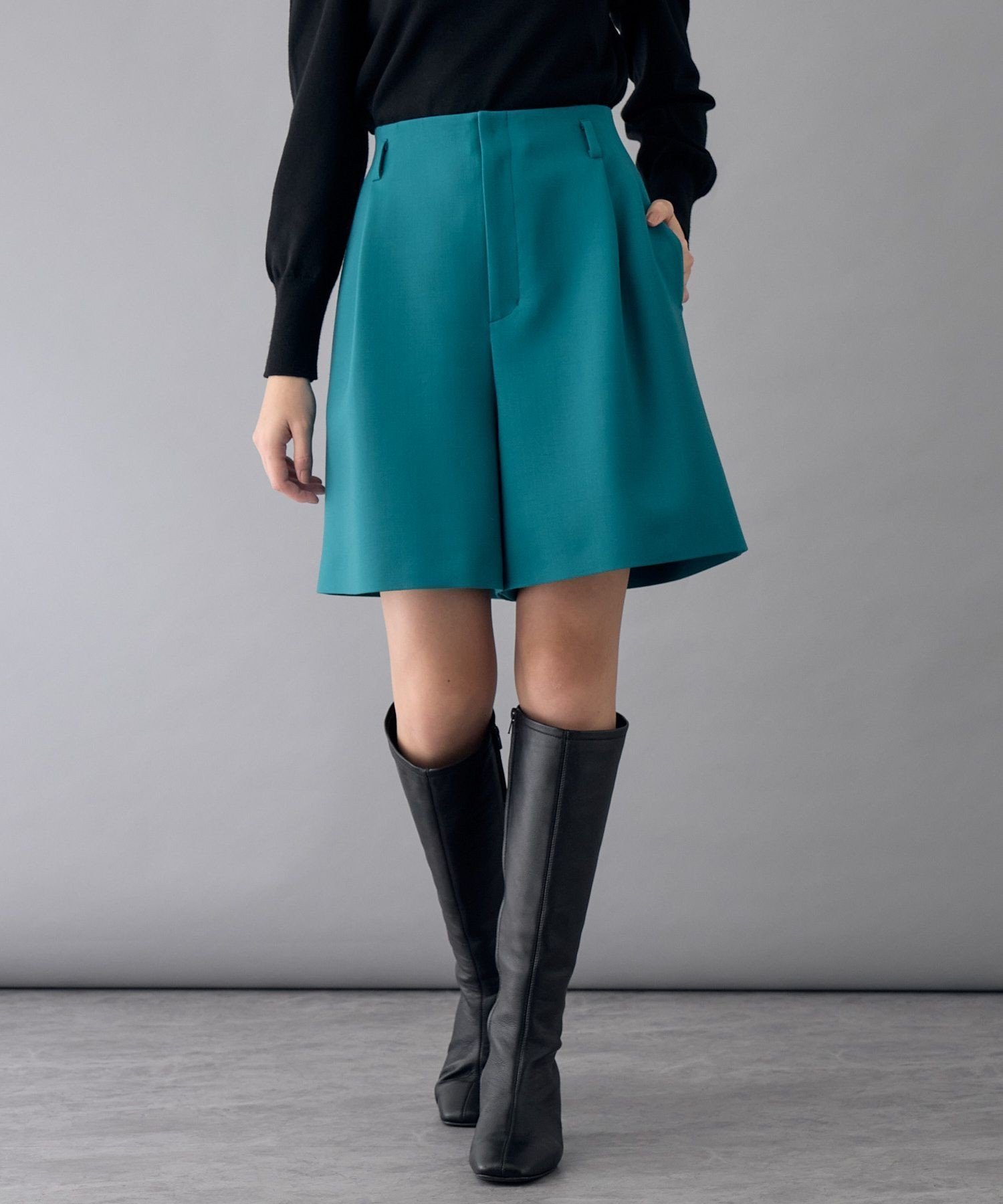 【アナイ/ANAYI】のストレッチウールキュロットパンツ インテリア・キッズ・メンズ・レディースファッション・服の通販 founy(ファニー) ファッション Fashion レディースファッション Fashion for Women スカート Skirts キュロット Culottes, Wide Shorts コレクション Collection, Seasonal Line ショート Short, Short Length シルク Silk, 100% Silk ストレッチ Stretch, Stretchy Fabric スマート Smart, Elegant センター Center, Center Line テクスチャー Texture, Textured Fabric バランス Balance, Style Balance バレエ Ballet, Ballet Style ポケット Pocket, Pocket Detail ロング Long, Long-Length 冬 Winter / This Winter 再入荷 Restock / Back in Stock エレガント 上品 Elegant green|ID: prp329100004823778 ipo3291000000035078503