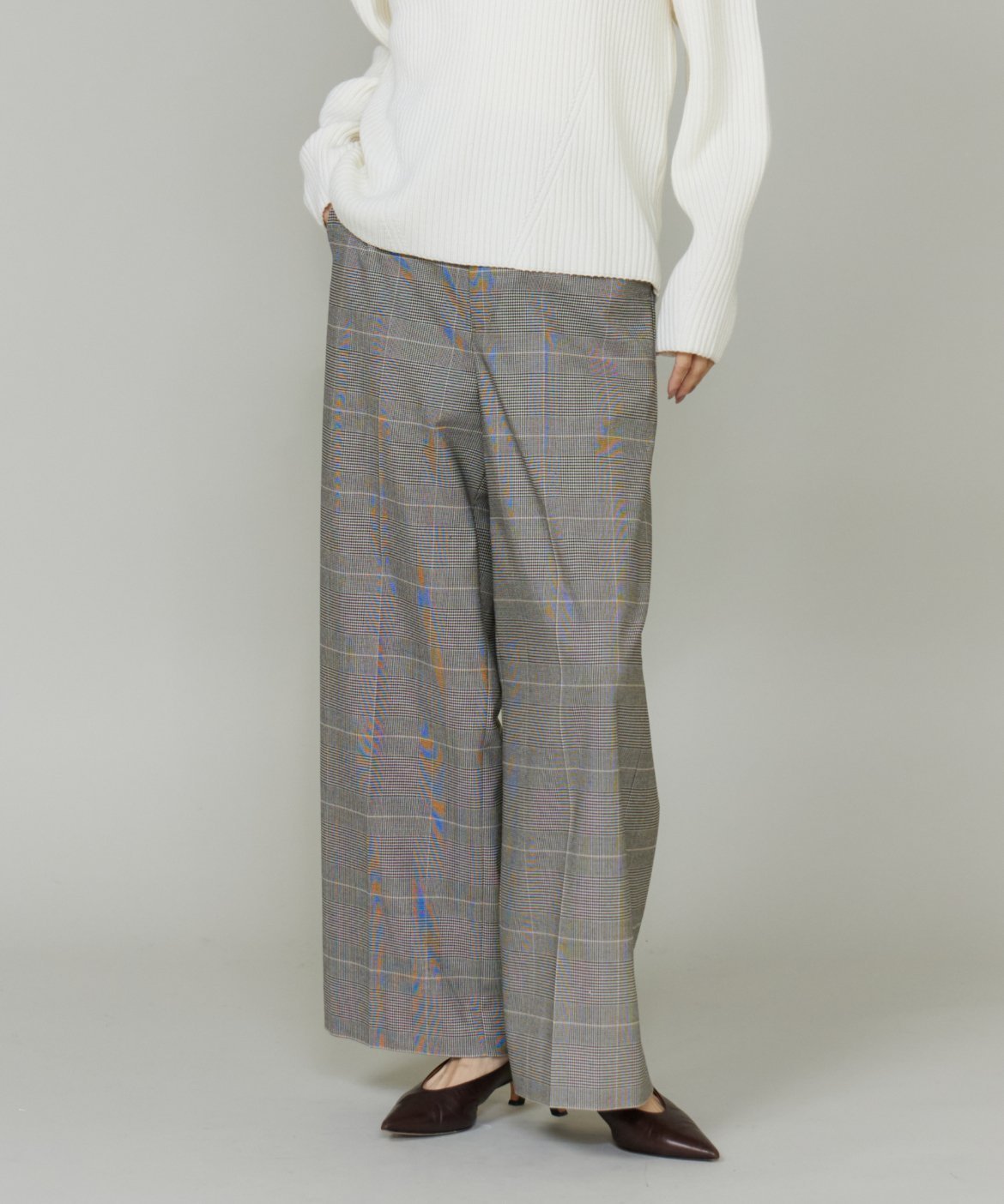 【イネド/INED】のセミワイドパンツ インテリア・キッズ・メンズ・レディースファッション・服の通販 founy(ファニー) 　ファッション　Fashion　レディースファッション　Fashion for Women　パンツ　Pants & Trousers　シューズ　Shoes, Footwear　ストレッチ　Stretch, Stretchy Fabric　スニーカー　Sneakers, Trainers　スマート　Smart, Elegant　バランス　Balance, Style Balance　ポケット　Pocket, Pocket Detail　リラックス　Relax, Relaxed Fit　おすすめ　Recommended / Our Picks　グレンチェック|ID: prp329100004823798 ipo3291000000035078665