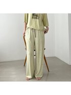 【スナイデル ホーム/SNIDEL HOME】の総柄ロングパンツ 人気、トレンドファッション・服の通販 founy(ファニー) ファッション Fashion レディースファッション Fashion for Women パンツ Pants & Trousers おすすめ Recommended / Our Picks とろみ Fluid, Flowy Fabric イラスト Illustration ギフト プレゼント Gift / Present サテン Satin, Glossy Fabric ストレート Straight, Straight Cut スマート Smart, Elegant ビジュー Bijou, Jewel-like Accent フリル Frill, Ruffle プリント Print, Printed Pattern ロング Long, Long-Length 猫 Cat, Kitty thumbnail GRN[024]|ID: prp329100004823800 ipo3291000000035078676