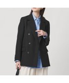 【ユナイテッドアローズ/UNITED ARROWS】の6ボタン テーラードジャケット 人気、トレンドファッション・服の通販 founy(ファニー) ファッション Fashion レディースファッション Fashion for Women アウター Coat / Outerwear Collection レディースジャケット・軽アウター Jackets テーラードジャケット / 通勤・きれいめスタイル Tailored Jackets & Blazers ダブル Double, Double-Breasted デニム Denim, Jeans Material ドレス Dress, One-Piece フロント Front, Front Design マニッシュ Mannish, Boyish thumbnail BLACK|ID: prp329100004823808 ipo3291000000035078766