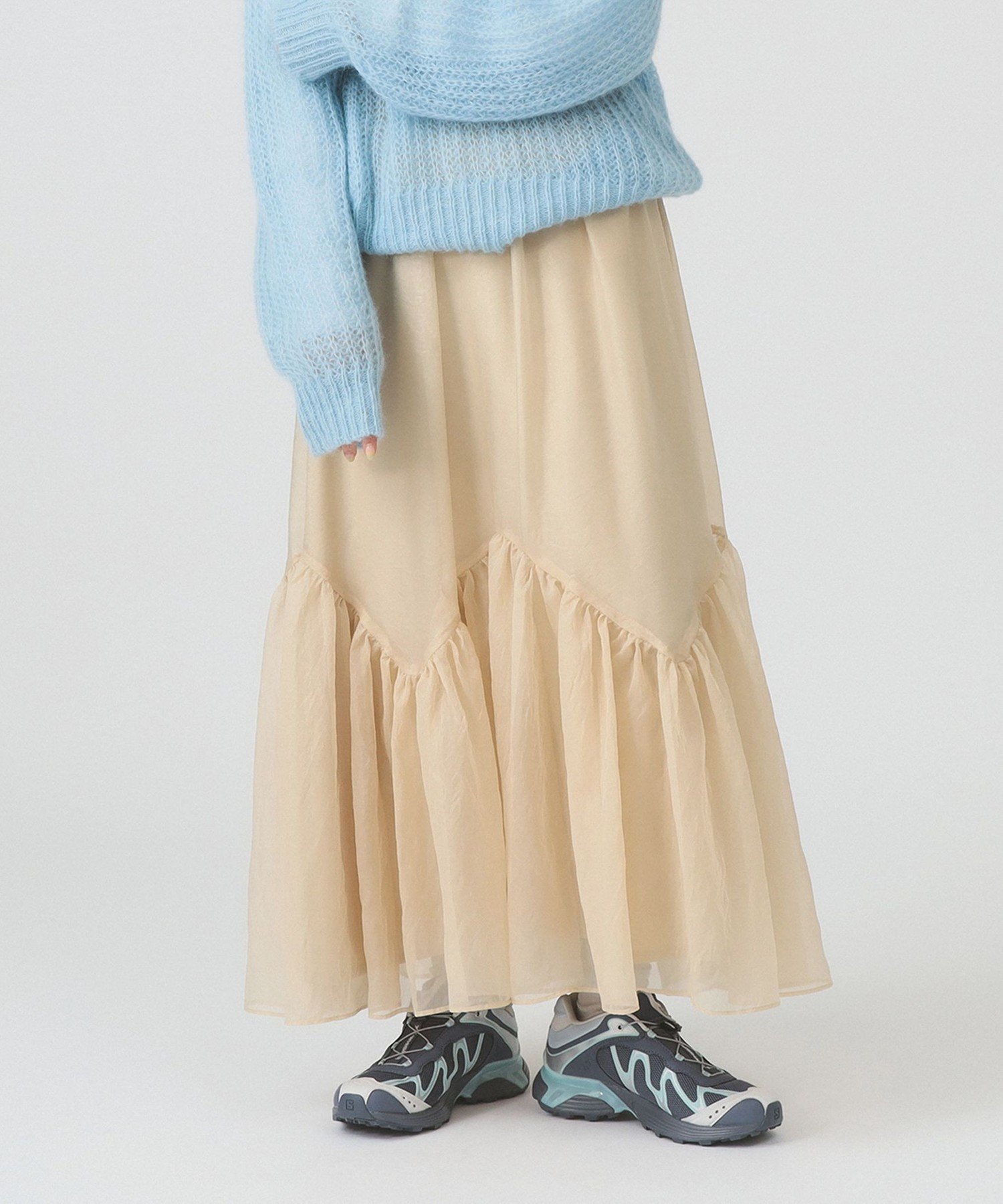 【ビームス ウイメン/BEAMS】のシアー ティアード スカート 人気、トレンドファッション・服の通販 founy(ファニー) ファッション Fashion レディースファッション Fashion for Women スカート Skirts ティアードスカート Tiered Skirts おすすめ Recommended / Our Picks エアリー Airy Texture オーガンジー Organza Fabric カットソー Cut and Sewn Top コーティング Coating, Coated Finish シアー Sheer, See-Through シンプル Simple, Minimal ティアード Tiered, Tiered Style ティアードスカート Tiered Skirt, Flounced Skirt フェミニン Feminine, Girly エレガント 上品 Elegant 冬 Winter / This Winter other-1|ID: prp329100004823828 ipo3291000000035079071