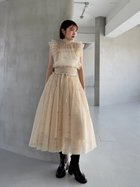 【スナイデル/SNIDEL】の【Chacott】チュールスカート 人気、トレンドファッション・服の通販 founy(ファニー) ファッション Fashion レディースファッション Fashion for Women スカート Skirts ウェーブ Wavy Pattern グリッター Glitter, Sparkle 今季 This Season, Current Season シャーリング Shirring, Ruched シルバー Silver, Metallic Silver ストレート Straight, Straight Cut スマート Smart, Elegant チュール Tulip, Tulip Motif バレエ Ballet, Ballet Style フィット Fit, Slim Fit フリル Frill, Ruffle プリント Print, Printed Pattern 無地 Plain, Solid Color ロマンティック Romantic, Feminine Style ロング Long, Long-Length おすすめ Recommended / Our Picks thumbnail BEG[037]|ID: prp329100004823834 ipo3291000000035079151