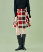【ブルーレーベル クレストブリッジ/BLUE LABEL CRESTBRIDGE】のクレストブリッジチェッククロッシングビエラスカート 人気、トレンドファッション・服の通販 founy(ファニー) ファッション Fashion レディースファッション Fashion for Women スカート Skirts おすすめ Recommended / Our Picks ロング Long, Long-Length 畦 Ribbed Knit thumbnail レッド|ID: prp329100004823835 ipo3291000000035079161