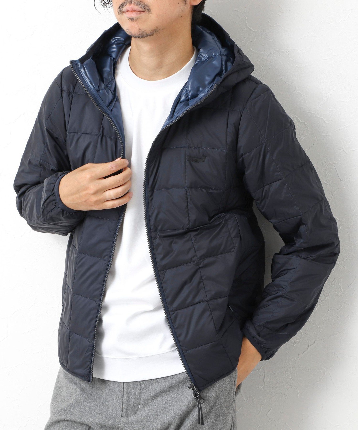 【ノーリーズ/NOLLEYS / MEN】の【TAION/タイオン】別注 クジラ刺繍HOOD W-ZIP DOWN JKT 25AW インテリア・キッズ・メンズ・レディースファッション・服の通販 founy(ファニー) ファッション Fashion メンズファッション Fashion for Men インナー Innerwear ウォッシャブル Machine Washable シンプル Simple, Minimal ダウン Down, Puffer 定番 Standard, Basic Item パーカー Hoodie, Parka フロント Front, Front Design ポケット Pocket, Pocket Detail 別注 Limited Edition, Custom Order ワンポイント One Point, Statement Accent おすすめ Recommended / Our Picks 2025年 2025 2025-2026秋冬・A/W Autumn/Winter 2025–26 AW25–26 ネイビー|ID: prp329100004823836 ipo3291000000035079179