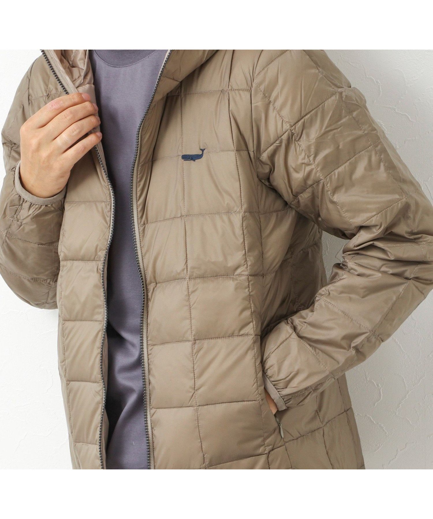 【ノーリーズ/NOLLEYS / MEN】の【TAION/タイオン】別注 クジラ刺繍HOOD W-ZIP DOWN JKT 25AW インテリア・キッズ・メンズ・レディースファッション・服の通販 founy(ファニー) ファッション Fashion メンズファッション Fashion for Men インナー Innerwear ウォッシャブル Machine Washable シンプル Simple, Minimal ダウン Down, Puffer 定番 Standard, Basic Item パーカー Hoodie, Parka フロント Front, Front Design ポケット Pocket, Pocket Detail 別注 Limited Edition, Custom Order ワンポイント One Point, Statement Accent おすすめ Recommended / Our Picks 2025年 2025 2025-2026秋冬・A/W Autumn/Winter 2025–26 AW25–26 カーキ|ID: prp329100004823836 ipo3291000000035079185