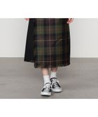 【ビショップ/Bshop】のウーステッドウール ラップスカート WOMEN 人気、トレンドファッション・服の通販 founy(ファニー) ファッション Fashion レディースファッション Fashion for Women スカート Skirts キルト Quilt, Quilted Fabric シルク Silk, 100% Silk チェック Check, Plaid, Tartan ミドル Middle Length, Mid Height ラップ Wrap, Wrap Design 無地 Plain, Solid Color 軽量 Lightweight, Ultra Light thumbnail GREEN系1|ID: prp329100004823838 ipo3291000000035079203