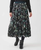 【ヒロコビス/HIROKO BIS】のリーフプリントスカート /洗濯機で洗える 人気、トレンドファッション・服の通販 founy(ファニー) ファッション Fashion レディースファッション Fashion for Women スカート Skirts おすすめ Recommended / Our Picks ギャザー Gathered, Ruffled ドレープ Drape, Draping Fabric プリント Print, Printed Pattern リーフ Leaf, Botanical Leaf 洗える Machine Washable A/W・秋冬 Autumn/Winter thumbnail グリーン|ID: prp329100004823840 ipo3291000000035079238