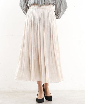 【ティアラ/Tiara】のギャザースカート 人気、トレンドファッション・服の通販 founy(ファニー) ファッション Fashion レディースファッション Fashion for Women スカート Skirts エレガント 上品 Elegant ギャザー Gathered, Ruffled サテン Satin, Glossy Fabric セットアップ Set-Up, Coordinated Outfit ペチコート Petticoat, Underskirt 定番 Standard, Basic Item |ID:prp329100004823842