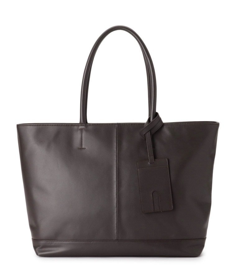 【ティーケー/tk TAKEO KIKUCHI / MEN】の【WEB限定】レザートートバッグ インテリア・キッズ・メンズ・レディースファッション・服の通販 founy(ファニー) ファッション Fashion メンズファッション Fashion for Men バッグ Bags トートバッグ / 通勤・大容量バッグ Tote Bags おすすめ Recommended / Our Picks ギフト プレゼント Gift / Present シンプル Simple, Minimal ツイル Twist, Twisted Detail ビジネス 仕事 通勤 Business / Work / Commuting ポケット Pocket, Pocket Detail エレガント 上品 Elegant 旅行 Travel ダークブラウン|ID: prp329100004823843 ipo3291000000035079271