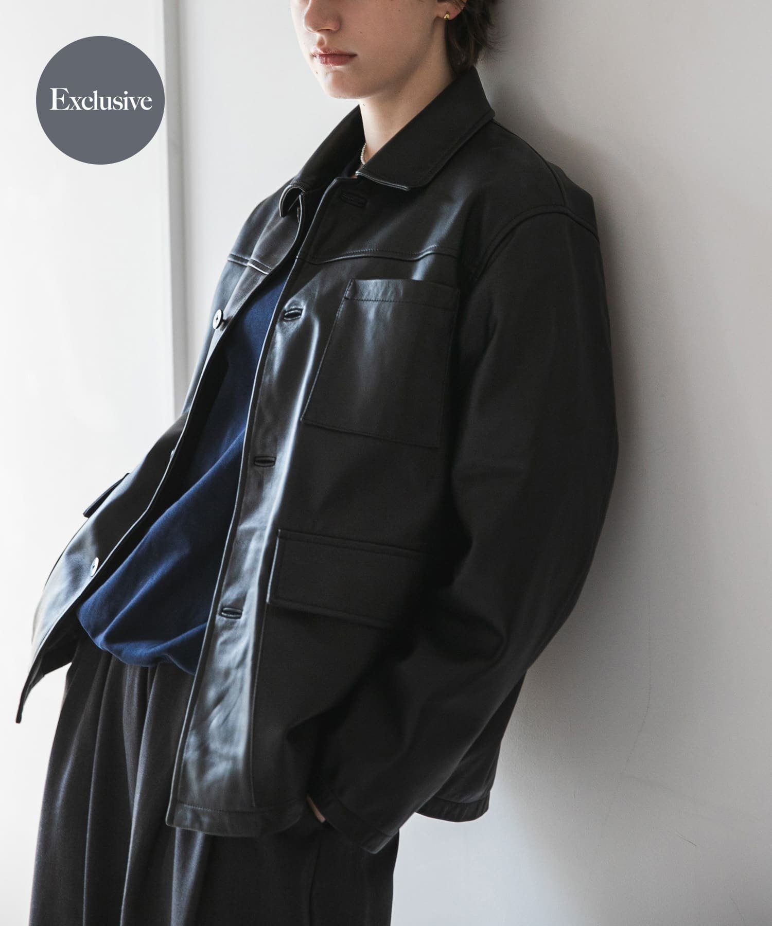 【アーバンリサーチ/URBAN RESEARCH】の『別注』TICCA×URBAN RESEARCH レザーカバーオール インテリア・キッズ・メンズ・レディースファッション・服の通販 founy(ファニー) 　ファッション　Fashion　レディースファッション　Fashion for Women　エレガント 上品　Elegant　スラックス　Slacks, Dress Pants　デニム　Denim, Jeans Material　別注　Limited Edition, Custom Order　ワーク　Workwear, Utility Style　A/W・秋冬　Autumn/Winter　冬　Winter / This Winter　おすすめ　Recommended / Our Picks　2025年　2025　2025-2026秋冬・A/W　Autumn/Winter 2025–26 AW25–26　black|ID: prp329100004823852 ipo3291000000035079405