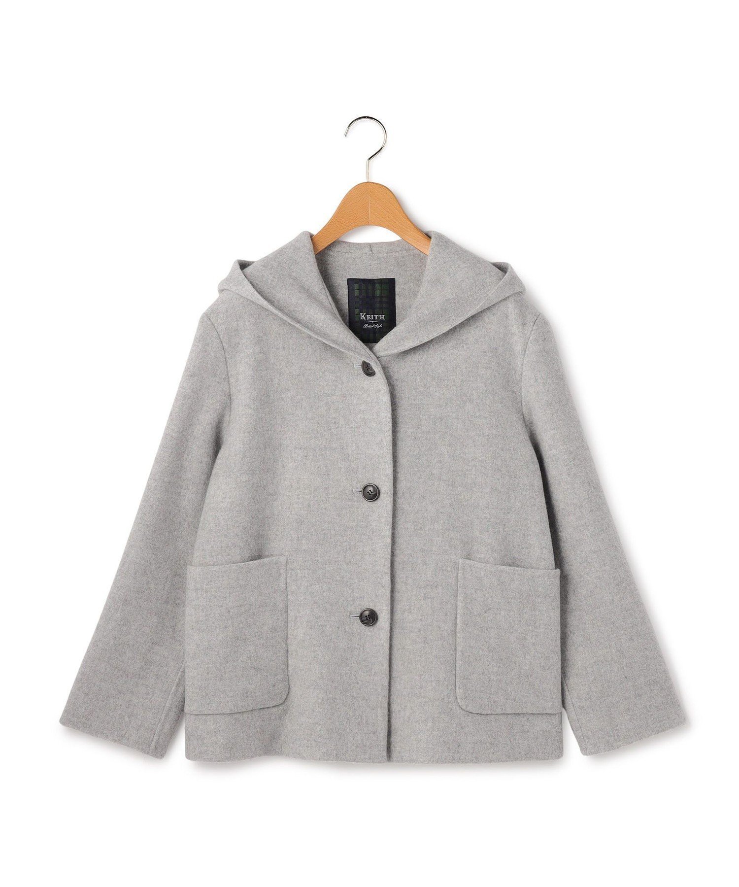 【キース/KEITH】のソフトメルトンコート 人気、トレンドファッション・服の通販 founy(ファニー) ファッション Fashion レディースファッション Fashion for Women アウター Coat / Outerwear Collection コート・ロングコート・ピーコート Long Coats, Peacoats & More おすすめ Recommended / Our Picks インナー Innerwear ショート Short, Short Length チェック Check, Plaid, Tartan パッチ Patch, Appliqué フロント Front, Front Design ポケット Pocket, Pocket Detail マフラー Scarf, Muffler メルトン Melton, Heavy Wool 冬 Winter / This Winter other-1|ID: prp329100004823853 ipo3291000000035079413