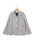 【キース/KEITH】のソフトメルトンコート 人気、トレンドファッション・服の通販 founy(ファニー) ファッション Fashion レディースファッション Fashion for Women アウター Coat / Outerwear Collection コート・ロングコート・ピーコート Long Coats, Peacoats & More おすすめ Recommended / Our Picks インナー Innerwear ショート Short, Short Length チェック Check, Plaid, Tartan パッチ Patch, Appliqué フロント Front, Front Design ポケット Pocket, Pocket Detail マフラー Scarf, Muffler メルトン Melton, Heavy Wool 冬 Winter / This Winter thumbnail グレー|ID: prp329100004823853 ipo3291000000035079414