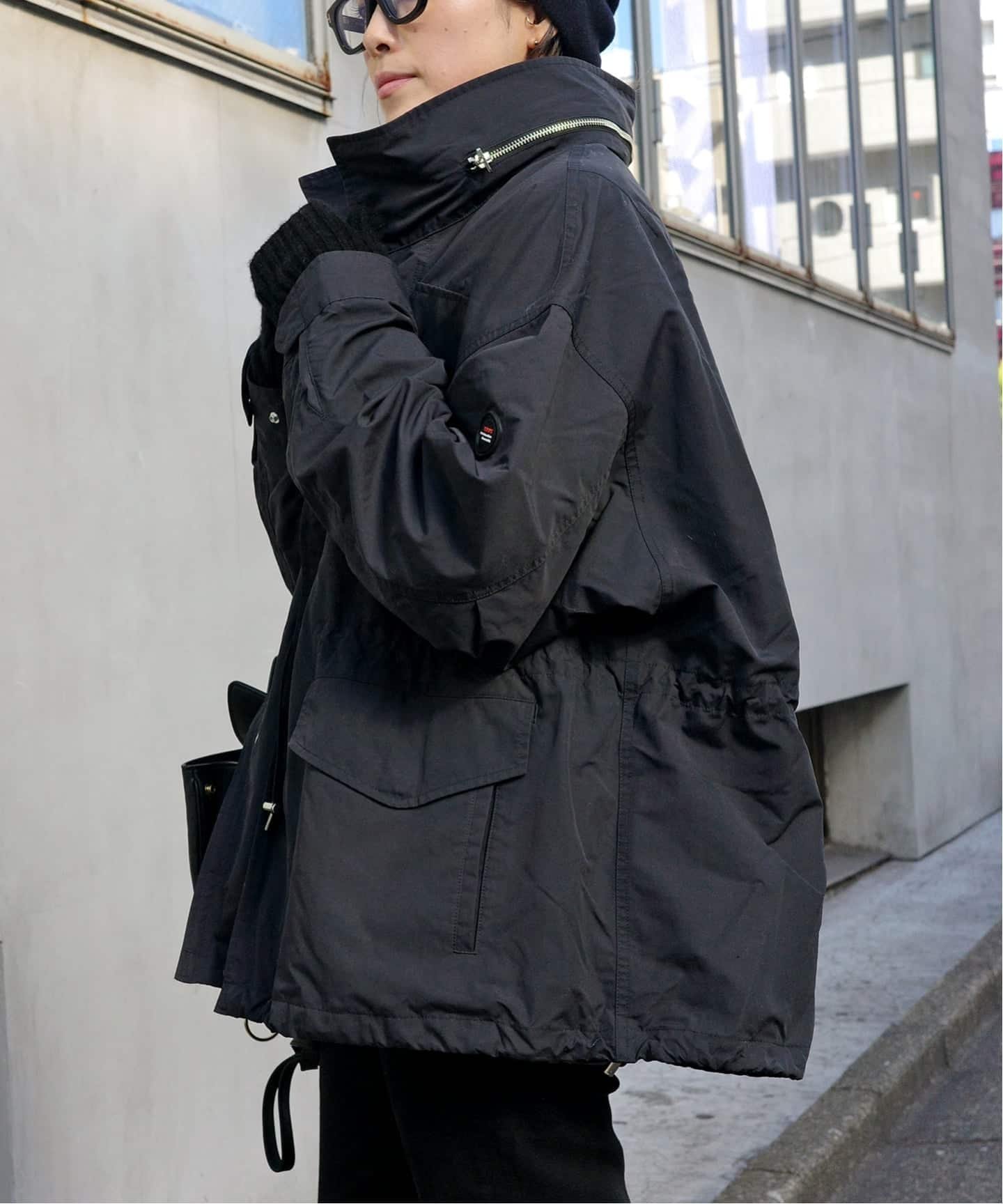 【エーピーストゥディオ/AP STUDIO】の【YDOT/ワイドット】別注 New Over field Jacket インテリア・キッズ・メンズ・レディースファッション・服の通販 founy(ファニー) 　ファッション　Fashion　レディースファッション　Fashion for Women　アウター　Coat / Outerwear Collection　レディースジャケット・軽アウター　Jackets　クリスタル　Crystal, Swarovski　ジャケット　Jacket, Outerwear　スマート　Smart, Elegant　ダウン　Down, Puffer　ドット　Polka Dot, Dot Pattern　ブルゾン　Blouson, Bomber Jacket　別注　Limited Edition, Custom Order　メタル　Metal, Metal Parts　ブラック|ID: prp329100004823855 ipo3291000000035079457