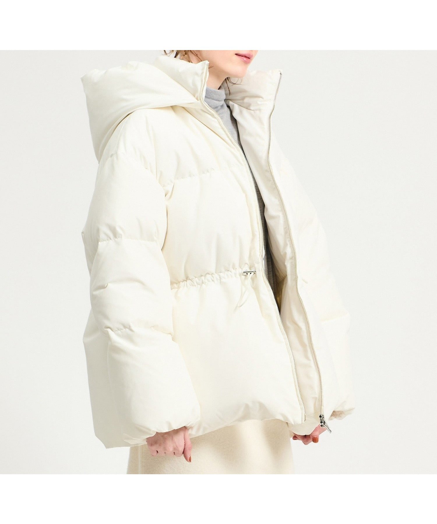 【エストネーション/ESTNATION】のPaDD / タイプライターミドルダウン《EXCLUSIVE》 インテリア・キッズ・メンズ・レディースファッション・服の通販 founy(ファニー) ファッション Fashion レディースファッション Fashion for Women ジャケット Jacket, Outerwear ダウン Down, Puffer ダブル Double, Double-Breasted フェミニン Feminine, Girly フォルム Silhouette, Form ペプラム Peplum, Flared Hem ミドル Middle Length, Mid Height オフホワイト|ID: prp329100004823864 ipo3291000000035079519