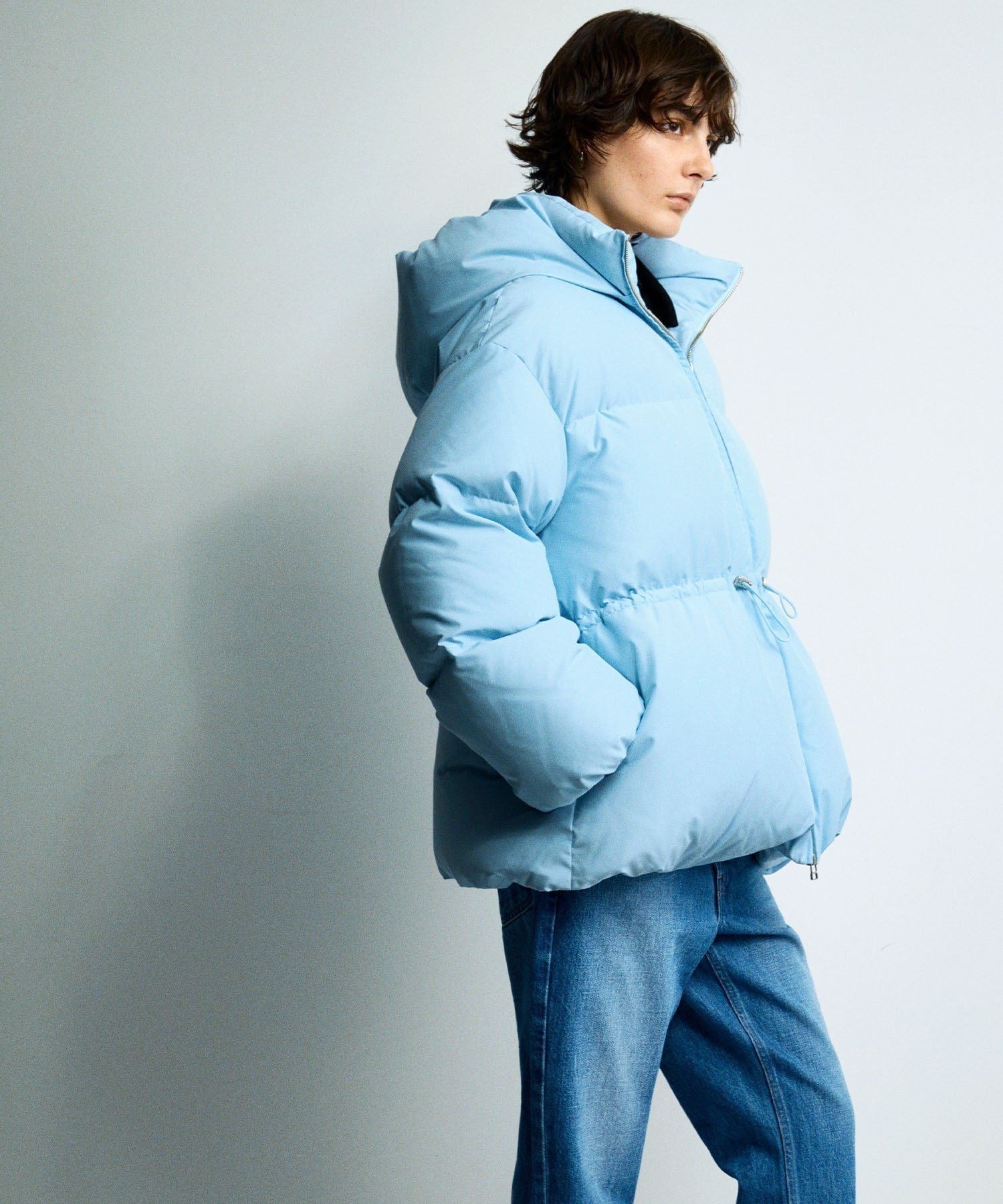 【エストネーション/ESTNATION】のPaDD / タイプライターミドルダウン《EXCLUSIVE》 インテリア・キッズ・メンズ・レディースファッション・服の通販 founy(ファニー) ファッション Fashion レディースファッション Fashion for Women ジャケット Jacket, Outerwear ダウン Down, Puffer ダブル Double, Double-Breasted フェミニン Feminine, Girly フォルム Silhouette, Form ペプラム Peplum, Flared Hem ミドル Middle Length, Mid Height ライトブルー|ID: prp329100004823864 ipo3291000000035079521