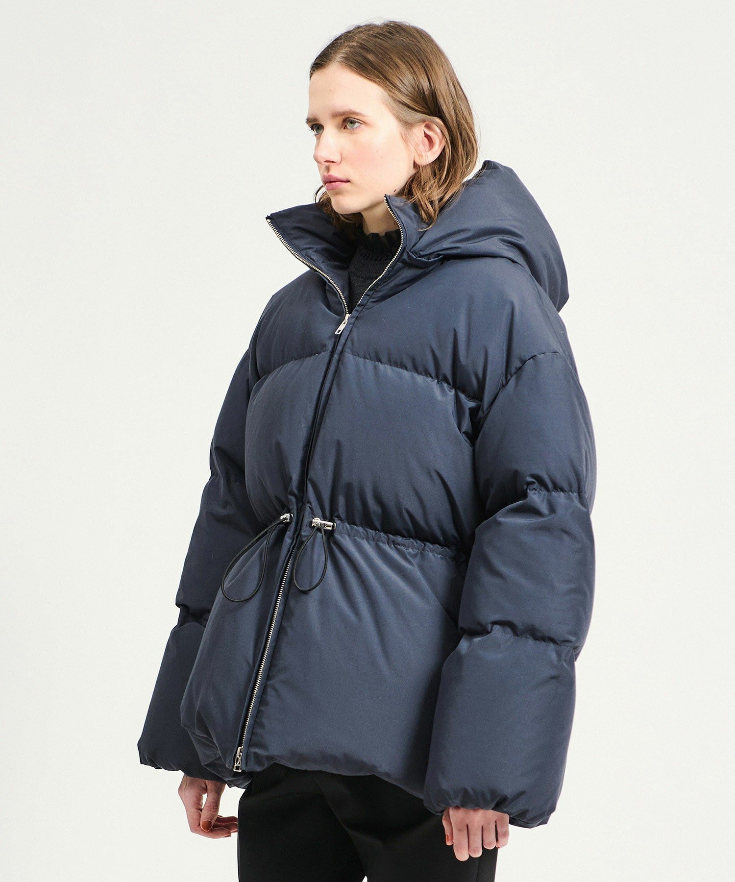 【エストネーション/ESTNATION】のPaDD / タイプライターミドルダウン《EXCLUSIVE》 インテリア・キッズ・メンズ・レディースファッション・服の通販 founy(ファニー) ファッション Fashion レディースファッション Fashion for Women ジャケット Jacket, Outerwear ダウン Down, Puffer ダブル Double, Double-Breasted フェミニン Feminine, Girly フォルム Silhouette, Form ペプラム Peplum, Flared Hem ミドル Middle Length, Mid Height ネイビー|ID: prp329100004823864 ipo3291000000035079522