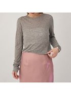 【エミ/emmi】のセミシアーフライストップス 人気、トレンドファッション・服の通販 founy(ファニー) ファッション Fashion レディースファッション Fashion for Women トップス・カットソー Cut & Sew Tops インナー Innerwear シアー Sheer, See-Through シンプル Simple, Minimal ジャケット Jacket, Outerwear スマート Smart, Elegant スラックス Slacks, Dress Pants デニム Denim, Jeans Material thumbnail GRY[006]|ID: prp329100004823879 ipo3291000000035079692