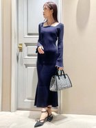 【リリーブラウン/Lily Brown】のデコルテデザインラメニット2wayワンピース NVY[089]|ID: prp329100004823892 ipo3291000000035079883