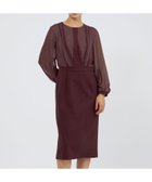 【エポカ/EPOCA】の24 TWENTY FOUR Noble コンビドレス 人気、トレンドファッション・服の通販 founy(ファニー) ファッション Fashion レディースファッション Fashion for Women ワンピース Dresses フォーマル・パーティードレス・結婚式用ドレス Elegant & Casual Dresses 春 Spring 秋 Autumn コンビ Combo, Combination Style ジャケット Jacket, Outerwear スタイリッシュ Stylish, Fashionable スタンド Stand Collar, Upright Stand ストレッチ Stretch, Stretchy Fabric ドレス Dress, One-Piece フラット Flat, Flat Shoes 冬 Winter / This Winter おすすめ Recommended / Our Picks エレガント 上品 Elegant thumbnail ワイン|ID: prp329100004823897 ipo3291000000035079964