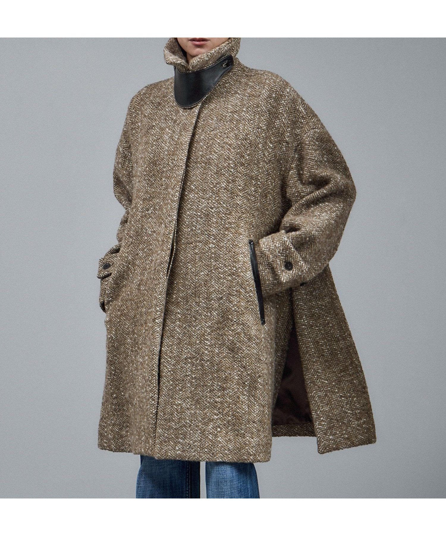 【サロン アダム エ ロペ/SALON adam et rope'】のBALLIオーバーサイズステンカラーコート 人気、トレンドファッション・服の通販 founy(ファニー) ファッション Fashion レディースファッション Fashion for Women アウター Coat / Outerwear Collection コート・ロングコート・ピーコート Long Coats, Peacoats & More イタリア Italy シンプル Simple, Minimal スラックス Slacks, Dress Pants タートルネック Turtleneck, High Neck ツイード Twill, Twill Weave デニム Denim, Jeans Material トレンド Trend, Trending Now フレア Flare, Flared ポケット Pocket, Pocket Detail 防寒 Cold Protection, Winter-Ready ワイド Wide, Wide Fit A/W・秋冬 Autumn/Winter おすすめ Recommended / Our Picks エレガント 上品 Elegant other-1|ID: prp329100004823898 ipo3291000000035079966