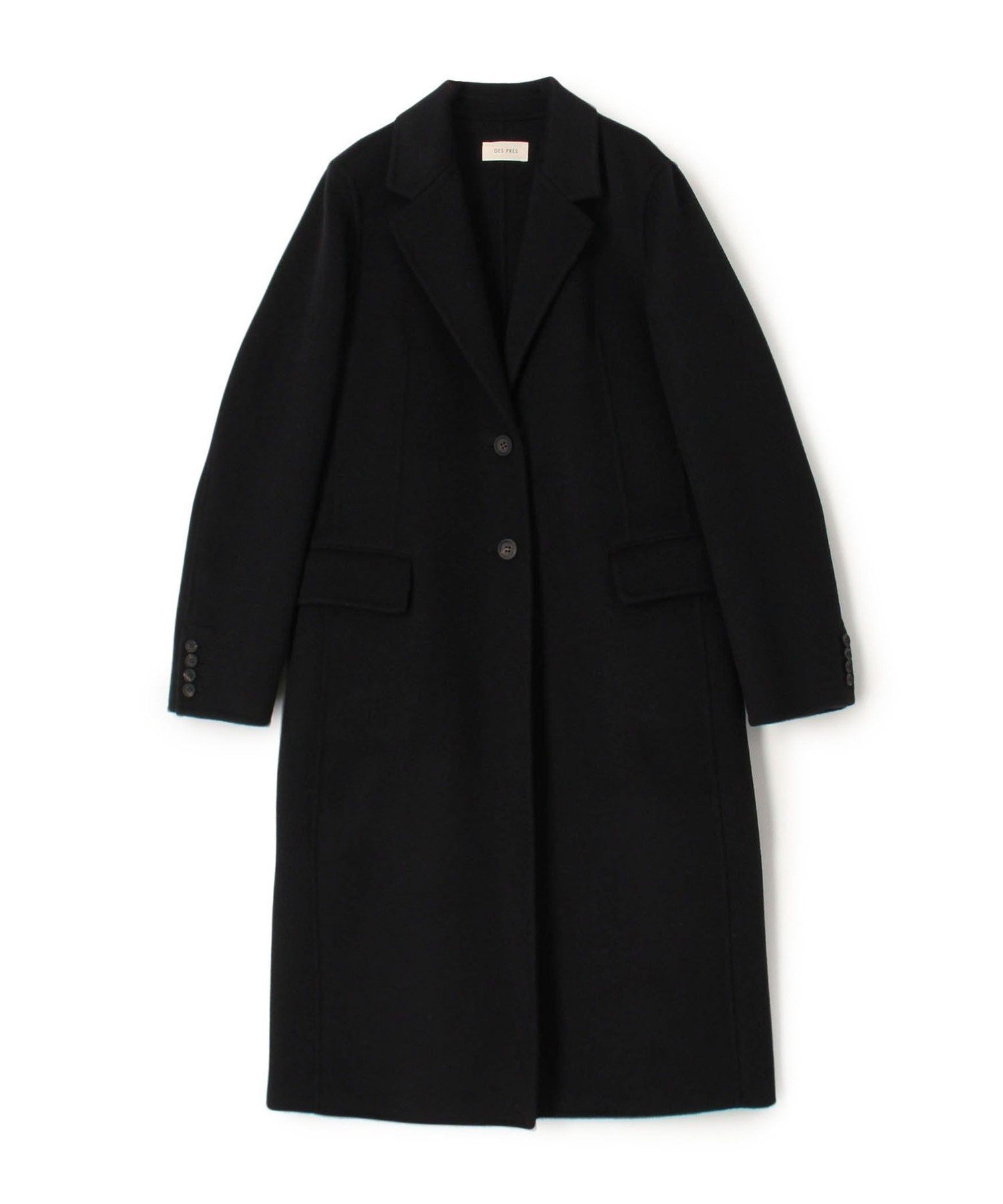 【トゥモローランド/TOMORROWLAND】のダブルフェイスメルトンビーバー チェスターコート インテリア・キッズ・メンズ・レディースファッション・服の通販 founy(ファニー) 　ファッション　Fashion　レディースファッション　Fashion for Women　アウター　Coat / Outerwear Collection　コート・ロングコート・ピーコート　Long Coats, Peacoats & More　チェスターコート・ロング丈アウター　Chester Coats / Chesterfield Long Coats　おすすめ　Recommended / Our Picks　インナー　Innerwear　ストレート　Straight, Straight Cut　チェスターコート　Chester Coat, Long Coat　フラップ　Flap, Flap Pocket　ポケット　Pocket, Pocket Detail　マニッシュ　Mannish, Boyish　メルトン　Melton, Heavy Wool　エレガント 上品　Elegant　定番　Standard, Basic Item　19 ブラック|ID: prp329100004823904 ipo3291000000035080029