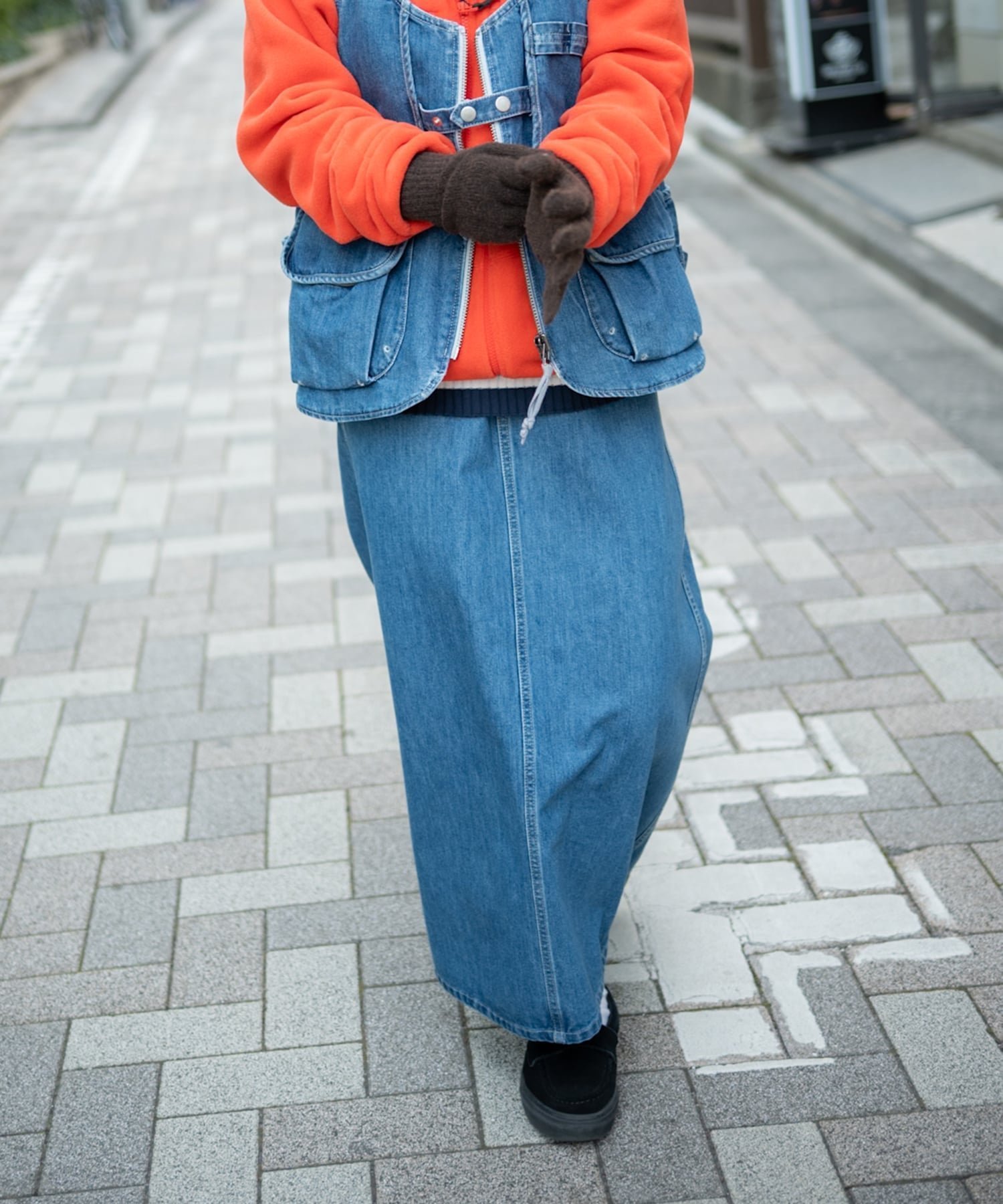 【スノーピーク/SNOW PEAK】のTAKIBI Denim Skirt インテリア・キッズ・メンズ・レディースファッション・服の通販 founy(ファニー) 　ファッション　Fashion　レディースファッション　Fashion for Women　スカート　Skirts　デニムスカート・カジュアルスカート　Denim Skirts　インディゴ　Indigo Denim　シューズ　Shoes, Footwear　シンプル　Simple, Minimal　スマート　Smart, Elegant　デニム　Denim, Jeans Material　ドレス　Dress, One-Piece　人気　Popular, Best Seller　フレア　Flare, Flared　ポケット　Pocket, Pocket Detail　ロング　Long, Long-Length　ワンポイント　One Point, Statement Accent　A/W・秋冬　Autumn/Winter　冬　Winter / This Winter　2025年　2025　2025-2026秋冬・A/W　Autumn/Winter 2025–26 AW25–26　LIGHT BLUE|ID: prp329100004823905 ipo3291000000035080032