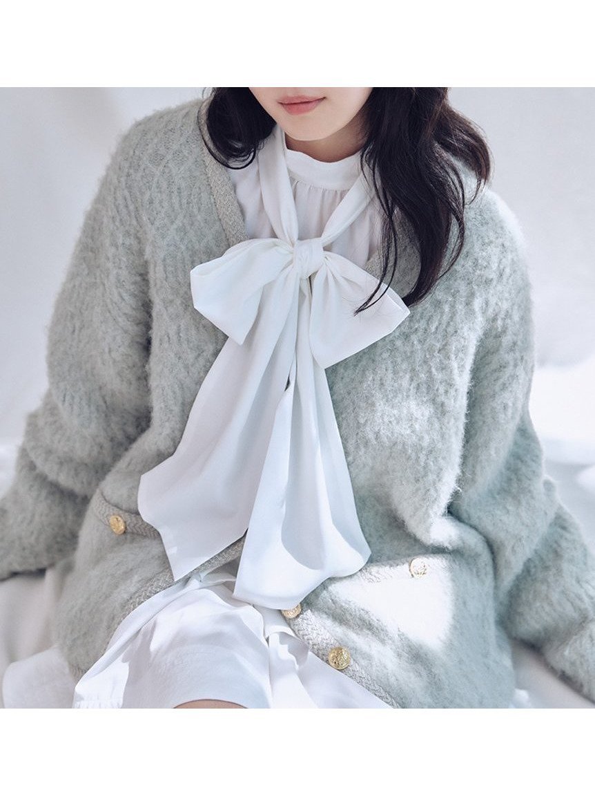 【スナイデル/SNIDEL】のファーライクミドルニットジャケット インテリア・キッズ・メンズ・レディースファッション・服の通販 founy(ファニー) 　ファッション　Fashion　レディースファッション　Fashion for Women　アウター　Coat / Outerwear Collection　レディースジャケット・軽アウター　Jackets　エレガント 上品　Elegant　クラシカル　Classical, Vintage-Inspired　ショート　Short, Short Length　ストレート　Straight, Straight Cut　スマート　Smart, Elegant　フロント　Front, Front Design　ブレード　Braid, Decorative Trim　ポケット　Pocket, Pocket Detail　ロング　Long, Long-Length　おすすめ　Recommended / Our Picks　MNT[021]|ID: prp329100004823906 ipo3291000000035080050