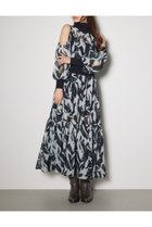 【リエンダ/rienda】のknitコンビスリットフレアワンピース 人気、トレンドファッション・服の通販 founy(ファニー) ファッション Fashion レディースファッション Fashion for Women ワンピース Dresses インナー Innerwear ウォーム Warm Fabric キャミソール Camisole, Spaghetti Strap Top コンビ Combo, Combination Style シフォン Chiffon, Lightweight Fabric ショルダー Shoulder, Shoulder Strap スリット Slit, Slit Detail ティアード Tiered, Tiered Style ドッキング Docking, Mixed Material ハイネック High Neck, Mock Neck フレア Flare, Flared ミドル Middle Length, Mid Height モノトーン Monotone, Black and White 再入荷 Restock / Back in Stock エレガント 上品 Elegant thumbnail 柄BLK5|ID: prp329100004823911 ipo3291000000035080114