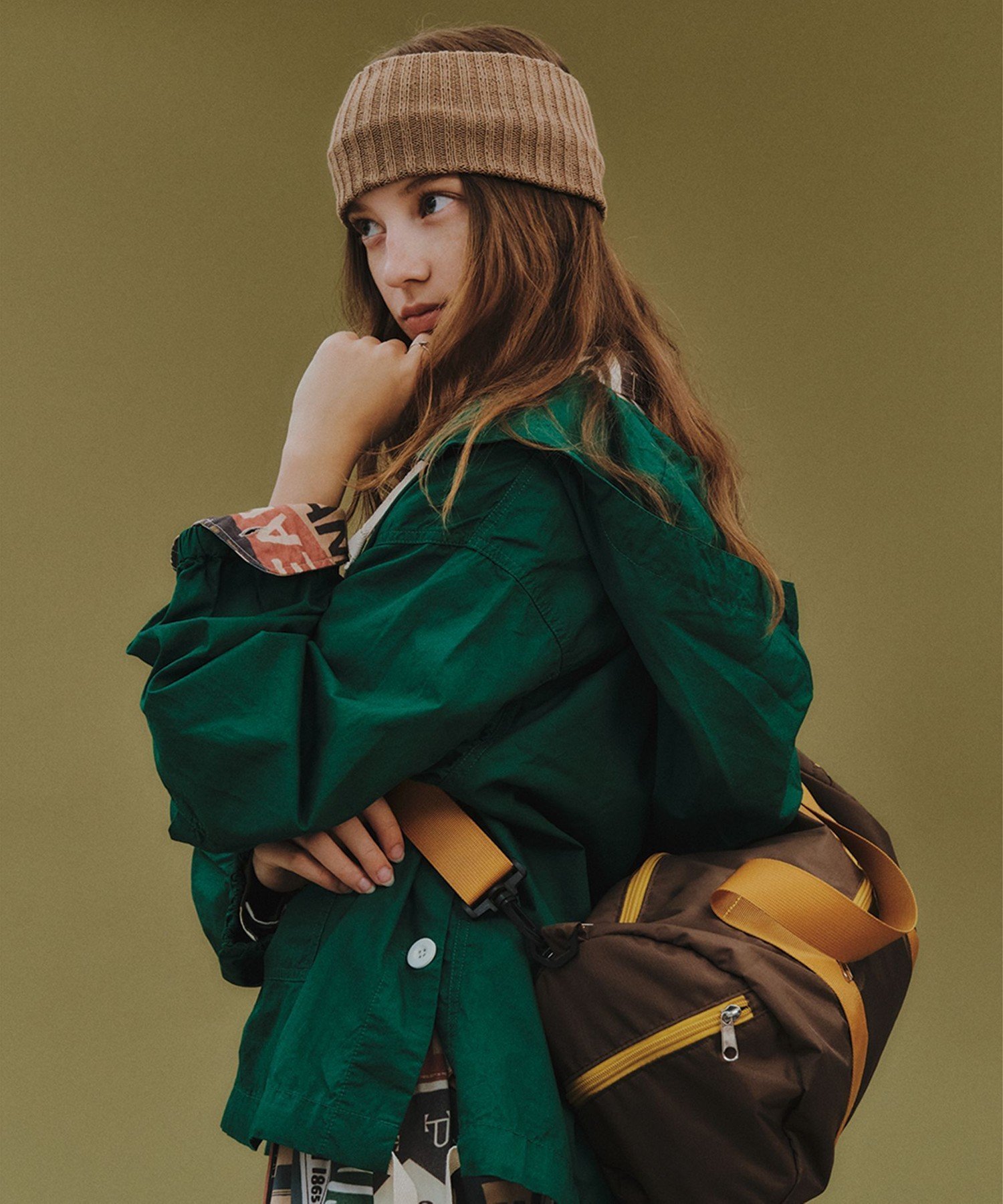 【ビームス ウイメン/BEAMS】のサイドボタン アノラック インテリア・キッズ・メンズ・レディースファッション・服の通販 founy(ファニー) 　ファッション　Fashion　レディースファッション　Fashion for Women　インナー　Innerwear　ジップ　Zip, Zipper　ツイル　Twist, Twisted Detail　ドローコード　Drawcord, Drawstring Cord　定番　Standard, Basic Item　ベーシック　Basic, Essential　おすすめ　Recommended / Our Picks　エレガント 上品　Elegant　GREEN|ID: prp329100004823913 ipo3291000000035080133