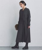 【ドゥ アルシーヴ/Doux archives】のVネックドロストギャザーワンピース 人気、トレンドファッション・服の通販 founy(ファニー) ファッション Fashion レディースファッション Fashion for Women ワンピース Dresses インナー Innerwear スキッパー Skipper, Open Collar 羽織 Haori, Light Jacket thumbnail CHARCOAL GRAY|ID: prp329100004823914 ipo3291000000035080136