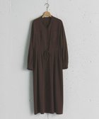 【ドゥ アルシーヴ/Doux archives】のVネックドロストギャザーワンピース 人気、トレンドファッション・服の通販 founy(ファニー) ファッション Fashion レディースファッション Fashion for Women ワンピース Dresses インナー Innerwear スキッパー Skipper, Open Collar 羽織 Haori, Light Jacket thumbnail BROWN|ID: prp329100004823914 ipo3291000000035080138