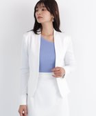 【ピンキーアンドダイアン/Pinky&Dianne】のハイツイストジャケット 人気、トレンドファッション・服の通販 founy(ファニー) ファッション Fashion レディースファッション Fashion for Women アウター Coat / Outerwear Collection レディースジャケット・軽アウター Jackets コンパクト Compact, Small Size ジャケット Jacket, Outerwear ストレッチ Stretch, Stretchy Fabric ダブル Double, Double-Breasted バランス Balance, Style Balance エレガント 上品 Elegant 定番 Standard, Basic Item thumbnail ホワイト|ID: prp329100004823919 ipo3291000000035080187