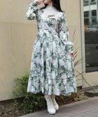 【アクシーズファム/axes femme】のブルームフラワー柄ワンピース 人気、トレンドファッション・服の通販 founy(ファニー) ファッション Fashion レディースファッション Fashion for Women ワンピース Dresses おすすめ Recommended / Our Picks アクセサリー Fashion Accessories インナー Innerwear デコルテ Décolleté, Neckline フロント Front, Front Design プリント Print, Printed Pattern リボン Ribbon, Bow レース Lace, Lace Fabric 春 Spring thumbnail グリーン|ID: prp329100004823922 ipo3291000000035080205