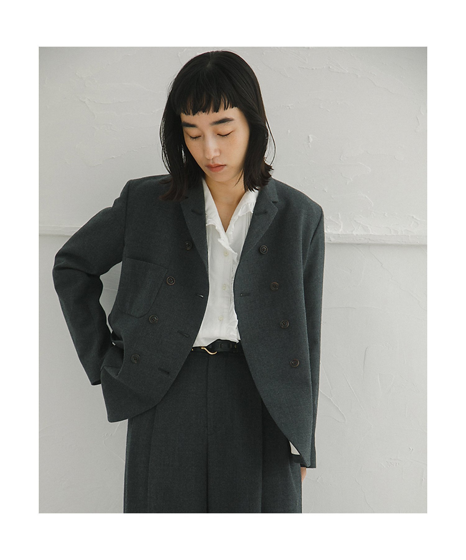 【ナイジェル ケーボン/NIGEL CABOURN】の【公式】WOMAN / ジェントルマンズ ダブルブレスト ジャケット / GEN 人気、トレンドファッション・服の通販 founy(ファニー) 　ファッション　Fashion　レディースファッション　Fashion for Women　アウター　Coat / Outerwear Collection　レディースジャケット・軽アウター　Jackets　クラシカル　Classical, Vintage-Inspired　ジャケット　Jacket, Outerwear　ダブル　Double, Double-Breasted　パターン　Pattern, Design Print　フォルム　Silhouette, Form　エレガント 上品　Elegant　 other-1|ID: prp329100004823925 ipo3291000000035080232