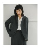 【ナイジェル ケーボン/NIGEL CABOURN】の【公式】WOMAN / ジェントルマンズ ダブルブレスト ジャケット / GEN 人気、トレンドファッション・服の通販 founy(ファニー) ファッション Fashion レディースファッション Fashion for Women アウター Coat / Outerwear Collection レディースジャケット・軽アウター Jackets クラシカル Classical, Vintage-Inspired ジャケット Jacket, Outerwear ダブル Double, Double-Breasted パターン Pattern, Design Print フォルム Silhouette, Form エレガント 上品 Elegant thumbnail チャコールグレー|ID: prp329100004823925 ipo3291000000035080233