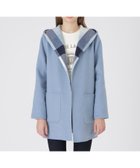 【ブルーレーベル クレストブリッジ/BLUE LABEL CRESTBRIDGE】のクレストブリッジチェックリバーポリウールコーディガン 人気、トレンドファッション・服の通販 founy(ファニー) ファッション Fashion レディースファッション Fashion for Women コーディガン Coatigan, Knit Coat チェック Check, Plaid, Tartan リバーシブル Reversible, Two-Sided 冬 Winter / This Winter thumbnail サックス|ID: prp329100004823928 ipo3291000000035080259