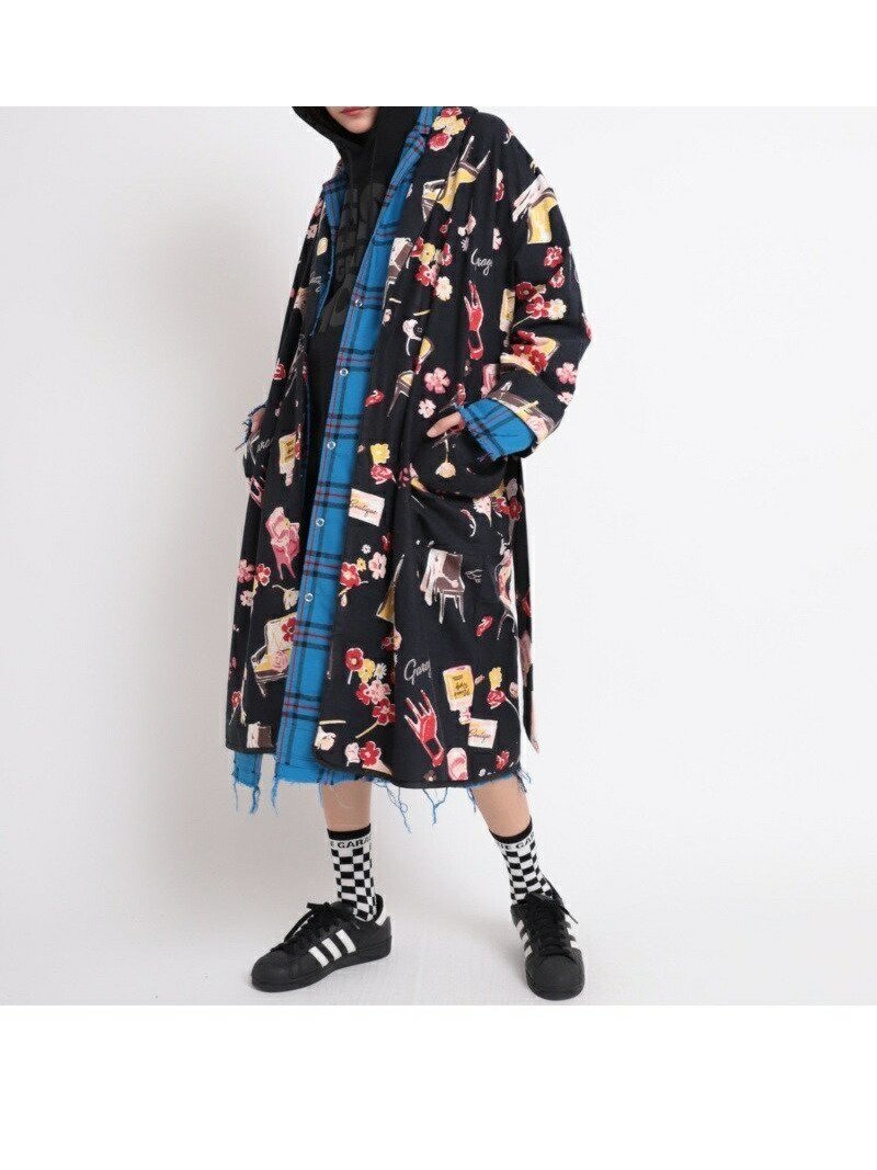 【アールエヌエー/RNA】のD1568 ガレージブティックガウンワンピース 人気、トレンドファッション・服の通販 founy(ファニー) 　ファッション　Fashion　レディースファッション　Fashion for Women　ワンピース　Dresses　インド　Indian Textile　ヴィンテージ　Vintage Style　パターン　Pattern, Design Print　冬　Winter / This Winter　 other-1|ID: prp329100004823929 ipo3291000000035080262